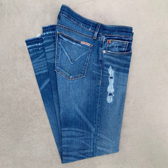 Hudson Krista Ankle Skinny Mid Rise Released Hem Jeans Sz27 - Picture 3 of 14